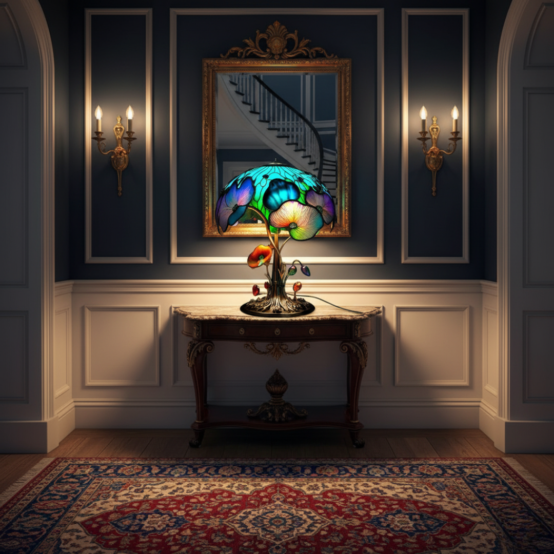 Boheme-lampe – Svampeform og blomst