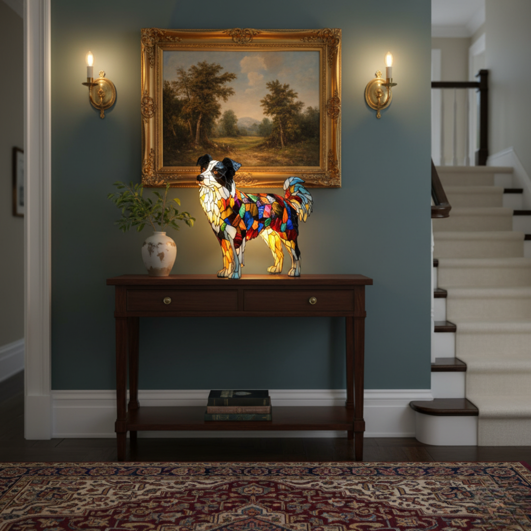 Håndlavet lampe – Elegant hund