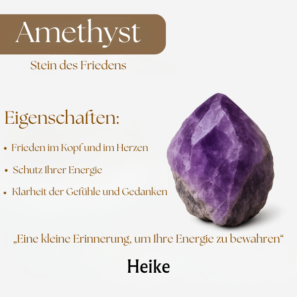 Klar | Ametysthalskæde