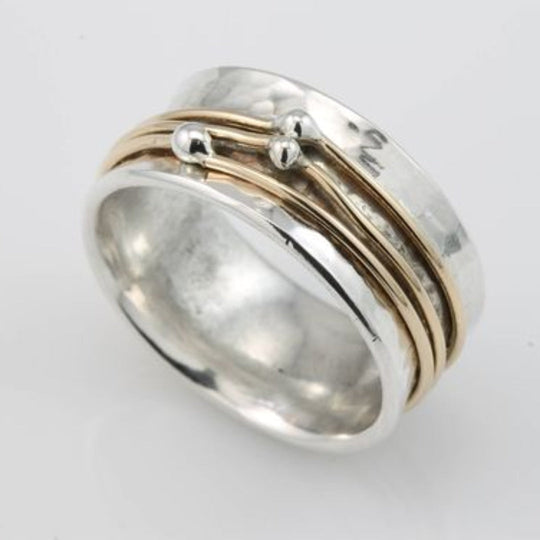 Bianca – guldfarvet vintage-ring