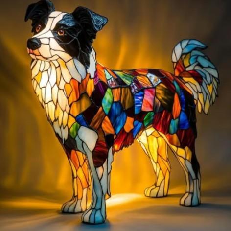 Håndlavet lampe – Elegant hund