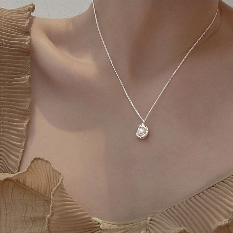 Vintage Murano-glassmykke: Halskæde med hængende perle