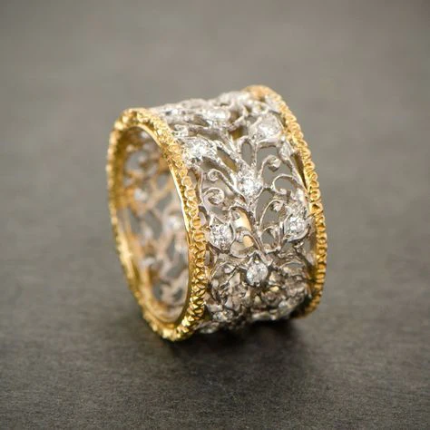 Zena – vintage ring med zirkoner